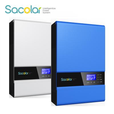 China Sacolar 2KW 3KW 4KW 5KW Off Grid Solar Inverter With MPPT Solar Controller Based for sale