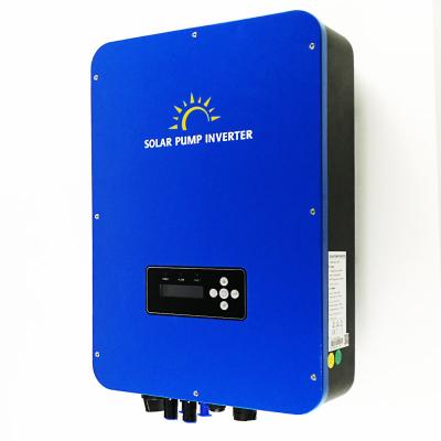 China Optional IP65 Solar Pump 2.2KW, 3KW, 5KW, 7.5KW, 11KW Inverter For 3 Phase Or Single Phase Water Pump for sale