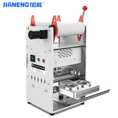 China Semi Automatic Fast Food Food Bowl and Sealing Machine Tray Sealing Packing Wrapping Cup Plastic Tray Sealer Machine for sale