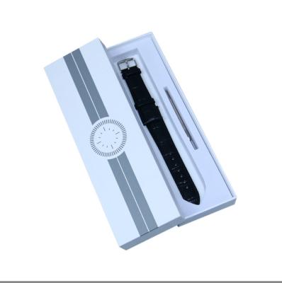 China OEM/ODM Watch Band Electronics Handmade Cover Band And Raw Paper Strap Smart Watch Packaging Box With Foam Insert for sale