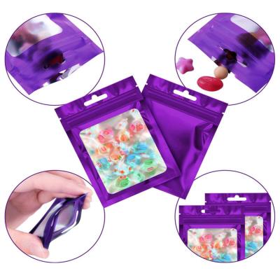 China Recyclable Candy Bag Small Zipper Bag Christmas Gift Wrapping Tote Bag for sale