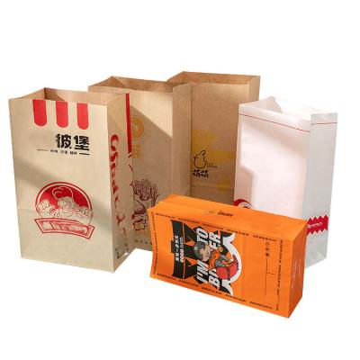 China Factory Outlet Grocery Retail Food Packaging Recyclable Paper Bag for sale