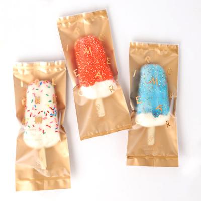 China Customized Frozen Disposable Ice Cream Popsicle Packaging Plastic Packaging Disposable Heat Seal Bag for sale