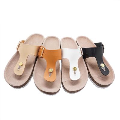 China Favorable Price Favorable Price Classic Comfortable Walking Sandals Anti Sweat Soft Flat Cork Flip Flop for sale