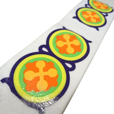 China Elastic Anti Slip Printed Elastic Waist Band With Silicone Logo for sale