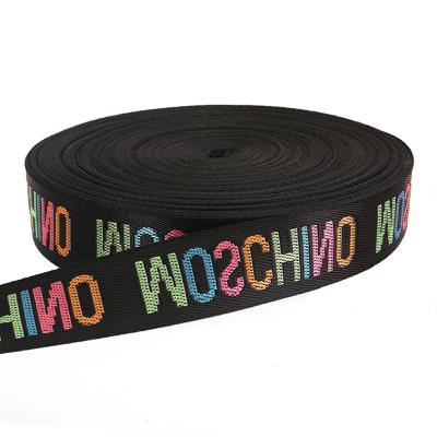 China Sustainable Custom Embroidered Jacquard Hemp Webbing Strap Custom for sale