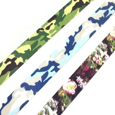 China Sustainable Sublimation Custom Logo Printed Nylon Polyester Webbing Strap for sale