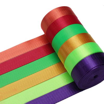 China Viable factory wholesale multicolor nylon herringbone webbing for sale