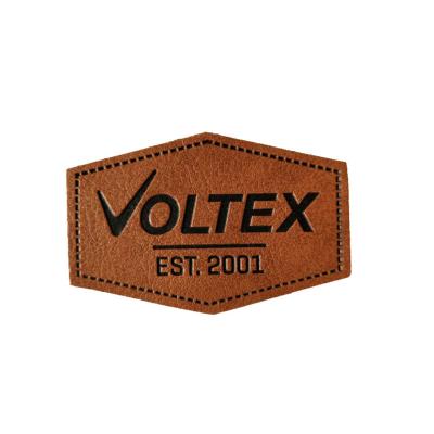 China Washable Handmade Leather Patch Logo Custom Leather Private Label Patch Label for sale