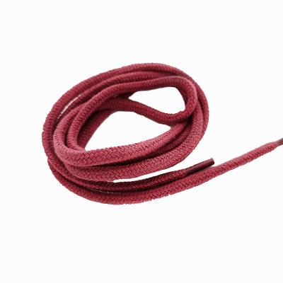 China Sustainable Braided Cotton Running Rope 100% Cotton Cotton 6mm Cotton Strings Soft Piping Rope for Garment and Shoes for sale