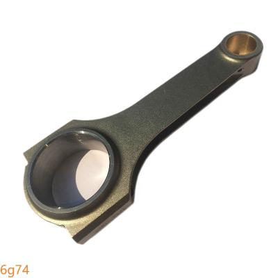 China Car Racing Crankshaft And Connecting Rods Tuning Forged Piston Custom H Beam Connecting Rod For Mitsubishi Pajero Engine 6g74 Crankshaft for sale