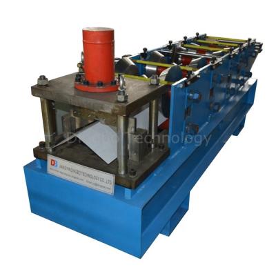 China Hotels Adjust Color Steel Roof Ridge Roll Forming Machine Roof Making Machine for sale