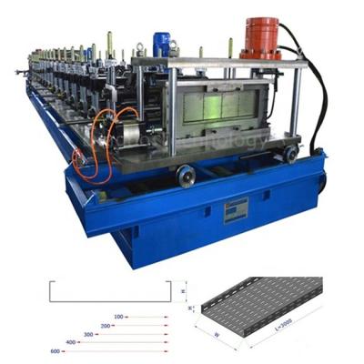 China Trusses Galvanized Cable Tray Roll Forming Machine Cold Forming Machine Manufacturers For Sale for sale