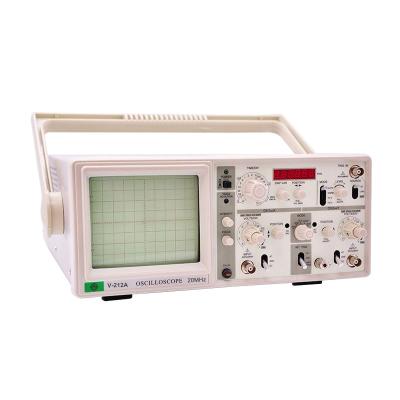 China Dual Channel Oscilloscope 20MHz V-212A Discovery Analog Dual Frequency Meter for sale