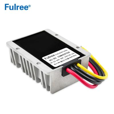 China Aluminum 36V 48V 60V 72V DC to 24V 20A 480W DC Step Down Power Converter 36 48 60 72 Volt to 24 Volt Buck Voltage Regulator for sale