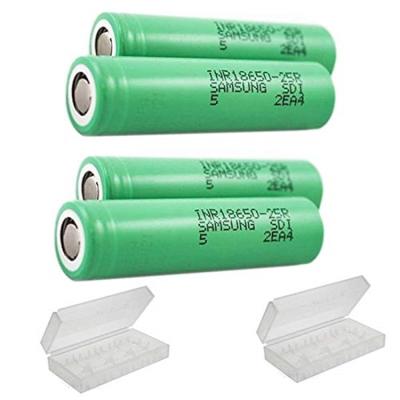 China Original Samsung 18650 battery Samsung 25R 18650 2500mah li-ion battery 25R for sale