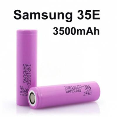 China Samsung SDI INR18650-35E 3500mAh 3.6V Rechargeable Li-ion Battery Samsung 35E for sale