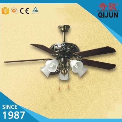 China New Indoor Classic Antique SMD LED Decorative Ceiling Fan With Light Kit for sale