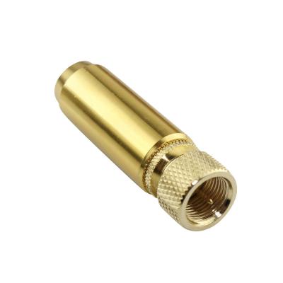 China 1PCS Gold Plated Solder F Type TV Socket Jack Connector Plug TYWT01 for sale