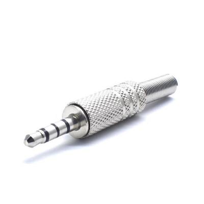 China 1PCS 3.5mm jack 4 pole audio male solder connector TYW-28 1/8 inch microphone adapter plug for sale