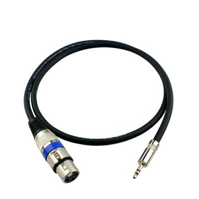 China Low Noise Silent Balance Bulk Audio Mixer Mic Audio Cable 3.5mm Jack XLR Cable for sale