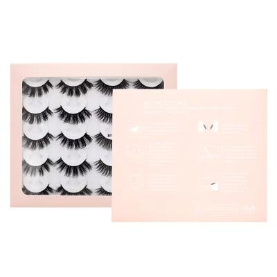 China Long Best Selling Natural False Eyelashes Synthetic Lash 20mm Silk False 8d Mink Eyelashes 3d Eyelash Seller for sale