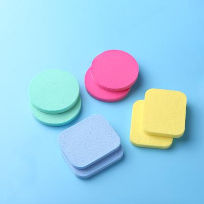 China Best Price Latex Super Soft NBR Face Skin Care Powder Puff Round Microfiber Makeup Spongew With Private Label for sale