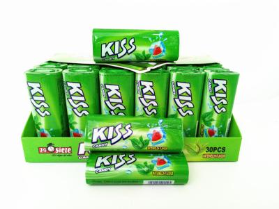 China Energy Compressed Candy / Kiss Candy Watermelon And Mint Flavor for sale