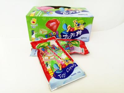 China Toy Candy Flying-stuk speelgoed/het Multi Gezonde Harde Suikergoed van het Fruitaroma met Mooi Grappig Stuk speelgoed Te koop