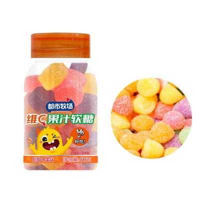 China Vitamin C Saft Süßes Gummi Süßigkeiten Hersteller zu verkaufen