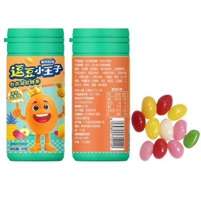 China Small Size Jelly Beans Mix Fruit Flavor Coated Gel Candy Gummy Candy for sale