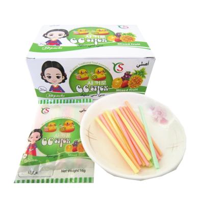 China Assorted Fruit Flavor Powdered Stick Energy Candy Pineapple Strawberry for sale