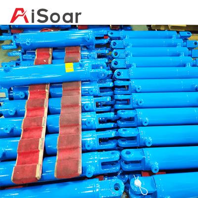 China New Welded Clevis Piston Hydraulic Cylinder 2022 for Crane in China for sale