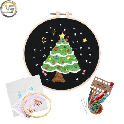 China From China new DIY Kit Christmas Gift Embroidery DIY craft embroidery starter kit 2021 HOT SALE for sale