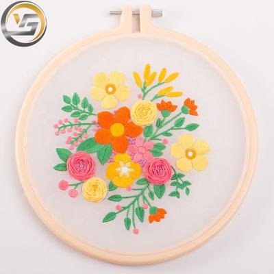 China China Wholesale 3D DIY Transparent Craft Embroidery Set Sewing Embroidery Kits for sale