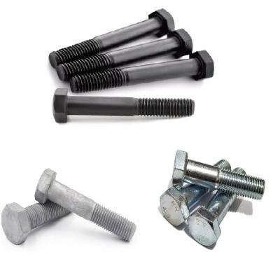 China Metric High Strength Bolts DIN 931/933 Hex Bolts And Nuts Zinc 4.8/6.8/8.8/10.9/12.9 for sale