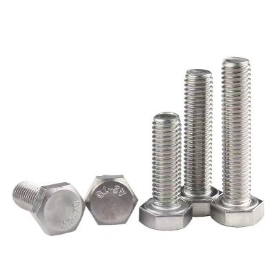 China Stainless Steel Hex Bolt and Nut DIN933 SS304 A2-70 M6 M8 M10 M12 M16 for General Industry for sale