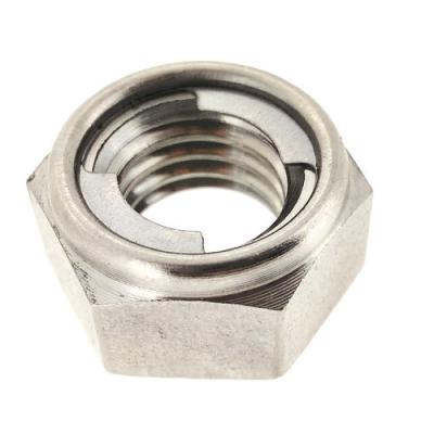 China All Metal Self-locking Hex Nut for Automotive Industry Metric Measurement System for sale