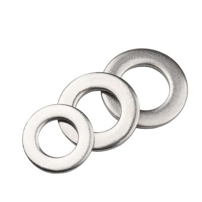 China Flat Spring Steel Spacer Thin Flat 304 Stainless Din7989 Din988 Din125 Zinc Plated Washers Steel Copper for sale