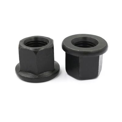 China ISO Standard High Flange Nut with Pad Plate Nut/Hexadecimal Flange Thickening Nut M10-M30 for sale