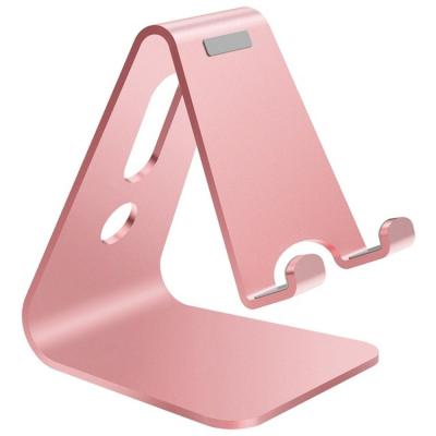 China Compatiable with ipad Universal Good Quality Aluminum Alloy Phone Tablet Desk Stand Aluminum Phone Holder for sale