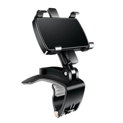 China Universal Adjustable 360 ​​Degree Rotation Car Dash Cell Phone Holder For 4 7 Inch Smartphone Bracket Car Clip Phone Mount Holder for sale