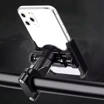 China Adjustable Adjustable Aluminum Alloy Bicycle Phone Mount Bike Phone Holder 360 Degree Rotation Motorcycle Phone Holder for sale