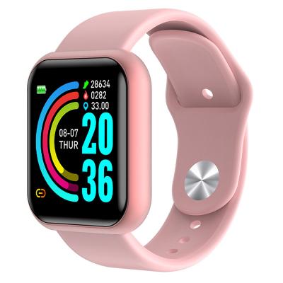 China APP Control New Pro Factory D20 Fitness Tracker Y68 Blood Wristband Sport Band Heart Rate Blood Pressure Blood Oxygen Sports Watch for sale