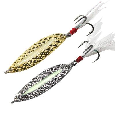 China New Developed Diamond Sequin Lure Luya Sequins Metal Luminous Spoon BL-036 for sale