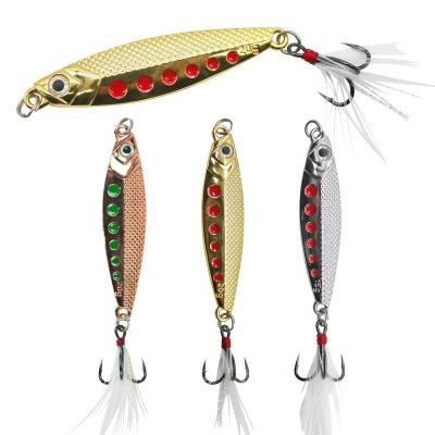 China Cost Effective Sequin Fishing Lure 7/10/15/20g Swivel Trolling Sequins Bait Metal Spoon BL-035 for sale