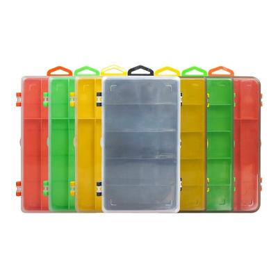 China Luya Outdoor Bait Hook Storage Box PP Plastic Fishing Storage Box Double Sided Multicolor Optional for sale