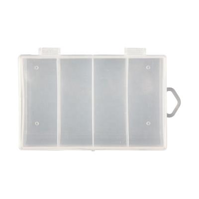 China Outdoor Artificial Transparent Colorless Bait Box Lu Asia Bait Hook Storage Plastic Box PP Fishing Storage Box for sale