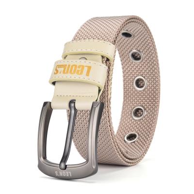 China Factory Direct Selling Soft Men's Belt Nylon Manufacturer Canvas High Quality Belt Buckle for sale