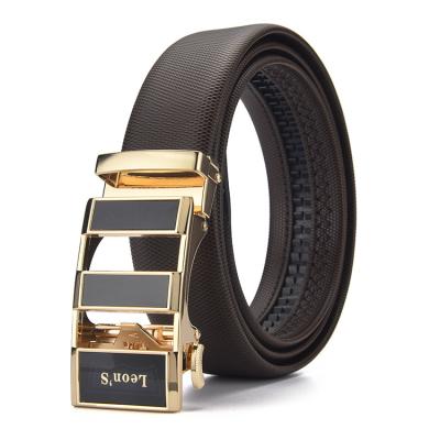 China Business soft fashion classic jeans belt men's business soft automatic buckle PU belt factory wholesale for sale